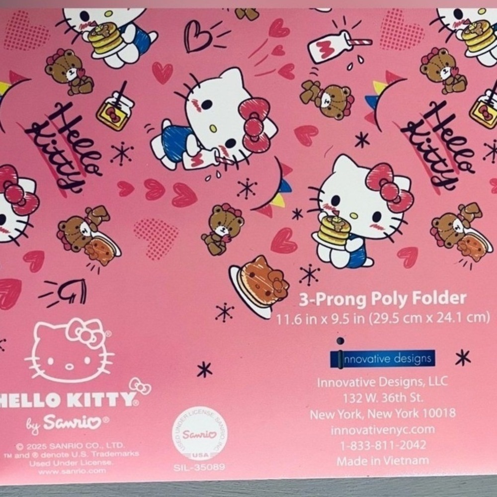 Hello Kitty & Friends Folders Clear Zip Pouches Bundle Pink Purple Kawaii New - Picture 6 of 15